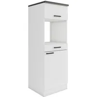 OPTIFIT Mikrowellenumbauschrank Palma Breite 60 cm, Nischenmaß für Mikrowelle B/T/H 56,7/55,5/44,8 cm
