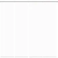 HOME WOHNIDEEN Schiebegardine Home Fashion Schiebevorhang Set ROM je 245 x 60 cm Farbe: weiß (4 St), blickdicht, 100% Polyester