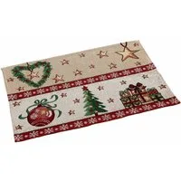 Dreams Platzset Gobelin, Weihnachtsdeko, (Set, 4-St), rechteckig, aus Stoff, waschbar
