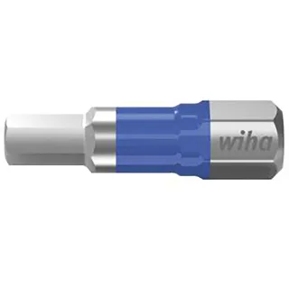 Wiha Bit Set T-Bit 25 mm Sechskant (SW6) 5-teilges Set 1/4 zoll C6,3 in Box - 41614