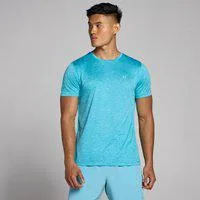 MP Herren Tempo Meliertes T-Shirt – Cyan - S