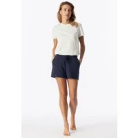 Schiesser Pyjamashorts Mix + Relax Cotton-Mix, Gummizug, Bindeband, seitliche Taschen