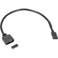Adapterkabel 3Pin auf VDG schwarz, 20cm