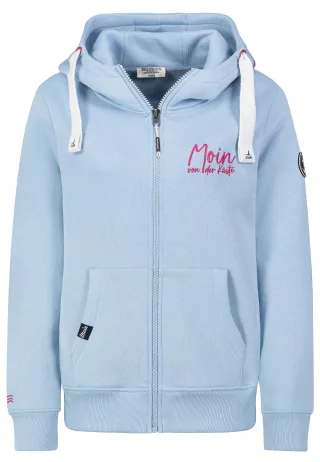 Authentic Style - RE9CIFN3ZWF0c2hpcnQgSmFja2U= chambray blue - Gr. - M