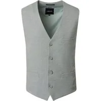 VENTI Anzugweste VENTI Herren Anzugweste FORMAL V-Neck Polyestermix Hellgrün