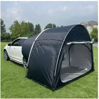 Insma Faltzelt Autovorzelt Fahrradzelt Bikerzelt Outdoor Campingzelt, Personen: 3, mit Vordach, Kofferraum Erweiterung, Sonnenschutz, 3x1,5x2,1m