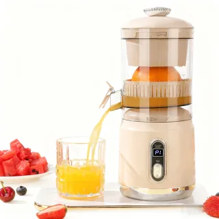 Comfook Cordless Portable Citrus Juicer Lime Lemon Squeezer with Pulp Separation 600ML Large Capacity 3 Adjustable Speed