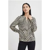 soyaconcept Druckbluse SC-BECCA 1 aus Viskosemischung, Regular Fit, mit V-Ausschnitt, bedruckt