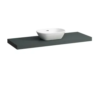 Laufen Waschtisch-Platte LANI 495x1370x65 mit Aussschnitt mittig H4046811122661