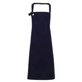 Premier Unisex Calibre Latzschürze aus schwerem Baumwollsegeltuch (Navy)