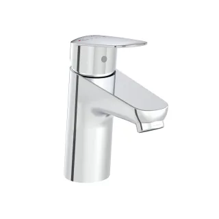 VitrA Flow Round Einhebel-Waschtischmischer BluEco Höhe 15 cm Einlochmontage Chrom,A42923ENGX A42923ENGX