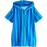 Next Badeponcho Frottee-Cover-up mit durchgehendem Reißverschluss, Baumwolle