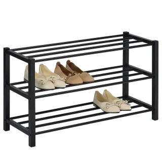 Idimex Schuhregal, Schwarz, Metall, Mode, 80x45x29 cm, Garderobe, Schuhaufbewahrung, Schuhregale