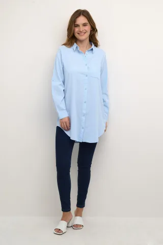 Langarm - Hemd Loose fit Windsurfer blue