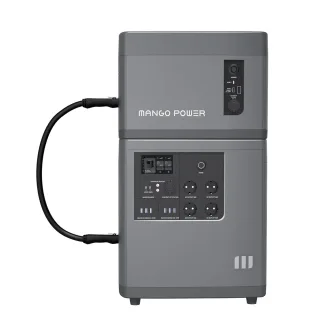 [EU Direct] Mango Big Battery Kit with Power E + Extra Battery, 7kWh Large Capacity 3kW Output 18 Output Ports Home Back
