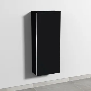 Sanipa 3way Mittelschrank mit 1 Tür, Schwarz-Matt, BS16908 BS16908