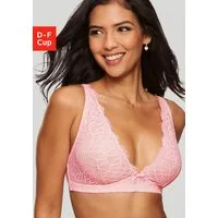 LASCANA Bralette-BH Cara ohne Bügel im edlen High-Apex Design – auch ideal für große Größen