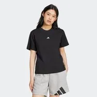 adidas Sportswear T-Shirt ESSENTIALS SMALL LOGO COTTON Basic Design, Rundhalsausschnitt, mit kleinem 3-Streifen Logo
