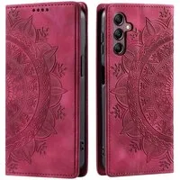CoverKingz Handyhülle Hülle für Samsung Galaxy A16 5G Handyhülle Flip Case Cover Tasche 16,9 cm (6.7 Zoll), Klapphülle Schutzhülle mit Kartenfach Schutztasche Motiv Mandala