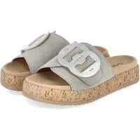 Gabor Gabor 83.760.11 Damen Rauleder green Pantolette