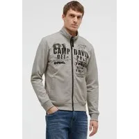 CAMP DAVID Sweatjacke mit Reißverschlusstaschen