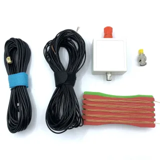 LW1650 Portable Shortwave Antenna Kit 1.6-50MHz Radio Tuner HAM 16.2M Insulated Copper Wire 9:1 Balun 6M Coaxial Cable S