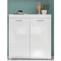 trendteam Schuhschrank Schuhschrank Amanda, weiß Hochglanz