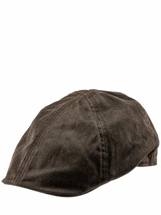 Stetson Herren Waxcotten-Schieber Braun 52 % Baumwolle, 48 % Polyester