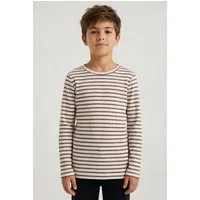 Name It Langarmshirt NMNBANI LS XSL TOP NOOS Ringel-Look in toller Rippen-Qualität