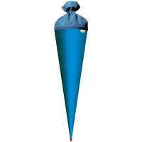 Roth Schultüte Roth Basteltüte, pazifikblau, 70 cm, rund, Rot(h)-Spitze