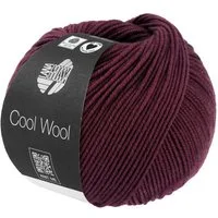 LANA GROSSA COOL WOOL pflegeleichtes Strickgarn extrafeine Merinowolle Häkelwolle, 160 m (Strickgarn aus extrafeiner Merinowolle, kuschelig weich und pflegeleicht), 50 g