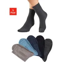 Lavana Basicsocken (Packung, 5-Paar) Thermosocken mit Vollfrottee