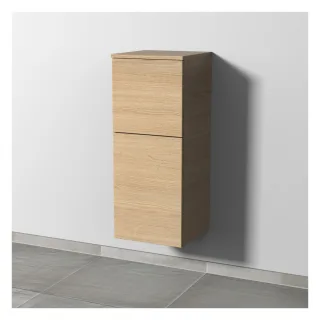 Sanipa 3way Mittelschrank mit 1 Tür und 1 Auszug, Eiche-Nordic, SM12648 SM12648
