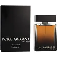 DOLCE & GABBANA Eau de Parfum The One Pour Homme EDP Herren Spray, Würzig-holziger Duft mit Amber, Grapefruit und Orangenblüten
