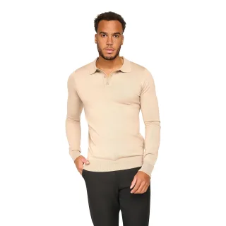 Lösung Trui Ralf Polo Strick Beige