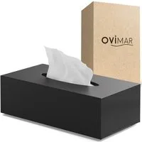 ovimar Papiertuchbox (1 St), aus Edelstahl in Schwarz zur