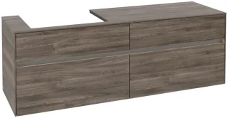 Villeroy & Boch Waschtischunterschrank Collaro C022B0 1600x548x500mm mit Beleuchtung C022B0RK