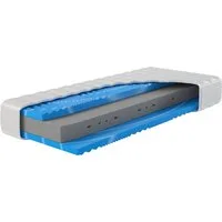 Kaltschaummatratze XXL Gelstar KS, Waterpur®-Kern mit 7 Zonen, Geltouch-Auflage, Hn8 Schlafsysteme, 25 cm hoch, (1-tlg), 3D-Klimaborder, in 90x200 cm und weiteren Größen erhältlich