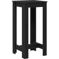 vidaXL Esstisch Bartisch 51 x 50 x 103,5 cm Holzwerkstoff Schwarz Eichen-Optik (1-St)