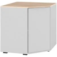 Vicco Kommode Betti, Weiß/Sonoma, 78 x 78 cm mit 1 Türen (1 St)
