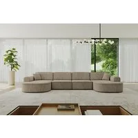 ALTDECOR Wohnlandschaft MARI-U2, Sofa Praktische Bequeme Funktionsecke Couch U-Form Eckcouch, Corner Sofa U-Form Vielseitige Sofa Wohnlandschaft Wohnzimmer