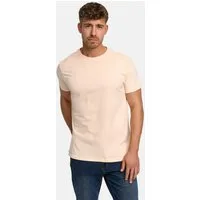 Indicode T-Shirt Herren Kloge Shirt Tee Herrenshirt mit dezentem Label-Detail auf der Brust