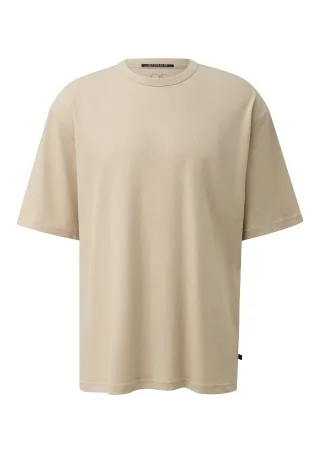 qs - T-Shirt beige - Gr. - S