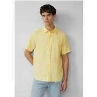 s.Oliver Kurzarmhemd Hemd Regular Fit: Leichtes Kurzarmhemd aus 100% Leinen