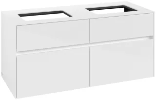 Villeroy & Boch Waschtischunterschrank Collaro C11500 1200x548x500mm Glossy White C11500DH
