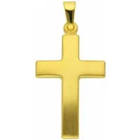 Adelia´s Kettenanhänger Damen & Herren 333 Gold Kreuz Anhänger, Goldschmuck für Damen & Herren