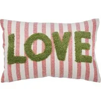done.® Dekokissen CUSHION HAPPY STRIPE LOVE