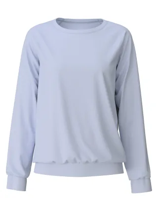 CALIDA - DAMEN Shirt langarm harmony blue - Gr. - M