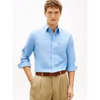 Tommy Hilfiger Langarmhemd LIGHT OXFORD SOLID Slim Fit