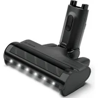 BOSCH Softdüse Hartboden-Softdüse mit LED-Beleuchtung BHZUNGHF, sanfte Reinigung, Zubehör für Bosch Akkustaubsauger Unlimited Serie 10, (Packung), ideal für Parkett und Fliesen, Original-Zubehör, schwarz